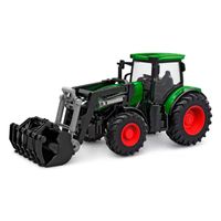 Kids Globe rc tractor met frontlader - groen - thumbnail