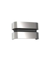 Buitenlamp zilver staal Lutec &apos;Maya&apos; design 3000k led 14,5W 10 cm - thumbnail