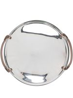Ralph Lauren Home plateau Wyatt à design rond - Argent