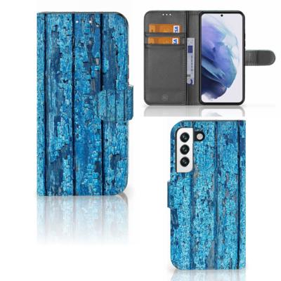 Samsung Galaxy S22 | Book Style Case | Wood Blue