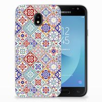Samsung Galaxy J3 2017 TPU Siliconen Hoesje Tiles Color