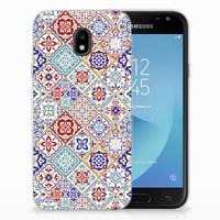 Samsung Galaxy J3 2017 TPU Siliconen Hoesje Tiles Color - thumbnail