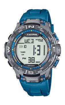 Horlogeband Calypso K5816/1 Kunststof/Plastic Blauw