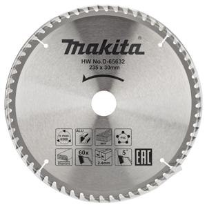 Makita Cirkelzaagblad Universeel | Ø 235mm Asgat 30mm 60T - D-65632