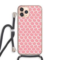 Dakpannetjes: iPhone 11 Pro Transparant Hoesje met koord