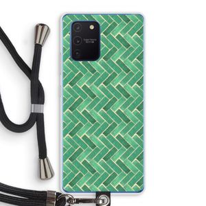 Moroccan tiles 2: Samsung Galaxy Note 10 Lite Transparant Hoesje met koord