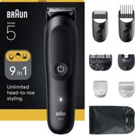 Haar- en baardtrimmer - BRAUN - AIO5540 - 120 min - 14 standen - Zwart