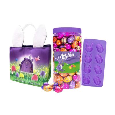 Milka paaseitjes in herbruikbare bokaal - ca 850g