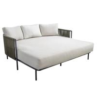 Umi daybed aluminium dark grey/rope green Yoi - Yoi