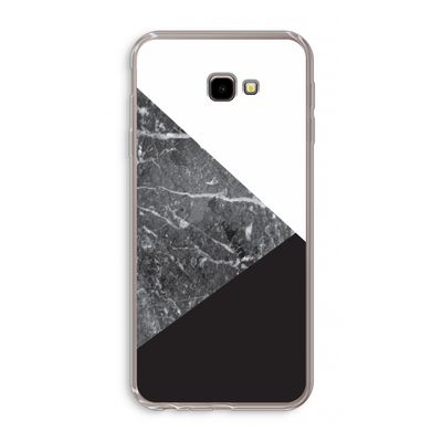 Combinatie marmer: Samsung Galaxy J4 Plus Transparant Hoesje