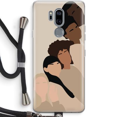 Sweet creatures: LG G7 Thinq Transparant Hoesje met koord