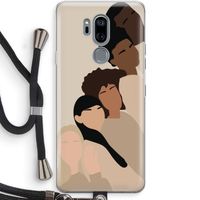 Sweet creatures: LG G7 Thinq Transparant Hoesje met koord