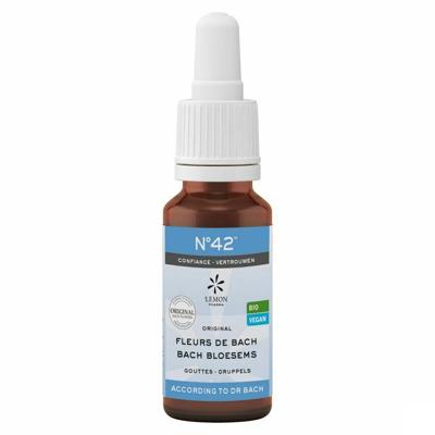 Bachbloesem Bio N°42 Druppels Zelfvertrouwen 20ml