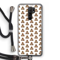 Poop emoji: Xiaomi Redmi 9 Transparant Hoesje met koord