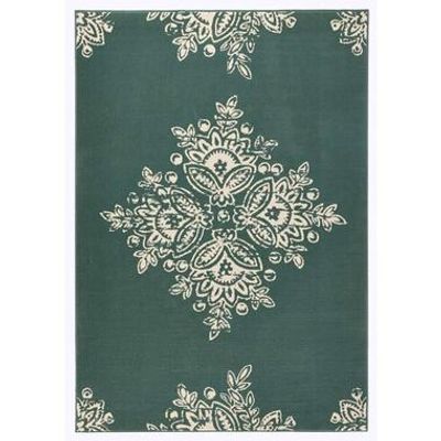 Hanse Home vloerkleed Blossom - groen/crème - 80x150 cm