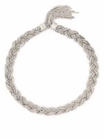 Aurelie Bidermann collier Miki à design tressé - Argent