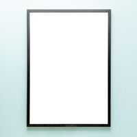 Houten lijst - Zwart 42 x 59,4 cm (A2)