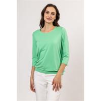 T-shirt blouson boothals 3/4 sl T-shirt blouson boothals 3/4 sl