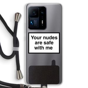 Safe with me: Xiaomi Mi Mix 4 Transparant Hoesje met koord