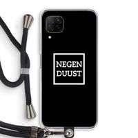 Negenduust black: Huawei P40 Lite Transparant Hoesje met koord