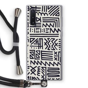Marrakech print: Samsung Galaxy Note 10 Transparant Hoesje met koord