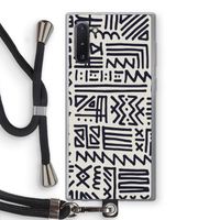 Marrakech print: Samsung Galaxy Note 10 Transparant Hoesje met koord