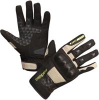MODEKA Fuego Heren, Motorhandschoenen zomer, Zwart-Zand