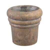 PTMD bloempot helena l bruin 19 cm | 8 stuks