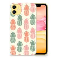 Apple iPhone 11 Siliconen Case Ananas - thumbnail