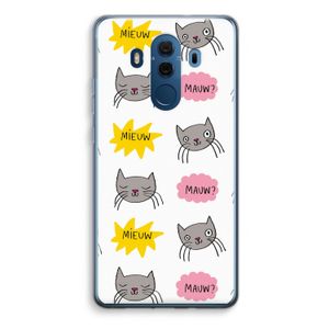 Meow: Huawei Mate 10 Pro Transparant Hoesje