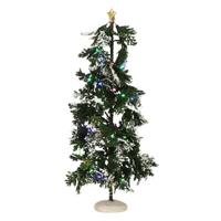 Snowy Conifer With Lights - 40x14 cm - Luville