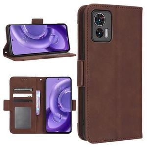 Cardholder Series Motorola Edge 30 Neo Portemonnee Hoesje - Bruin