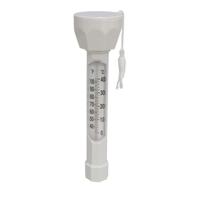 Drijvende zwembad water thermometer - Zwembaden - watertemperatuur meters - kunststof - wit