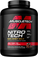 MuscleTech Nitro Tech 100% Whey Gold Double Rich Chocolate (2270 gr) - thumbnail