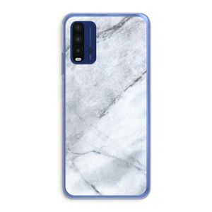 Witte marmer: Xiaomi Redmi 9T Transparant Hoesje