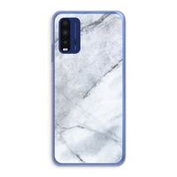 Witte marmer: Xiaomi Redmi 9T Transparant Hoesje