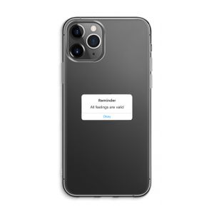 Reminder: iPhone 11 Pro Max Transparant Hoesje