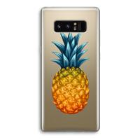 Grote ananas: Samsung Galaxy Note 8 Transparant Hoesje - thumbnail