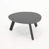 Bijzettafel tiki 55x46x28cm zwart