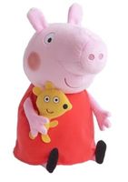 Nickelodeon knuffel Peppa Pig pluche rood 33 cm - thumbnail