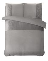 Sleeptime Velvet Crossline Zand/Grijs 240 x 200/220 cm