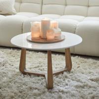 Rivièra Maison Ronde Salontafel 'Casone' Marmer en eikenhout, 70cm