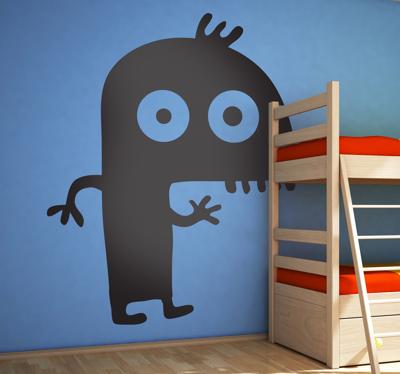 Sticker kinderen leuk monster