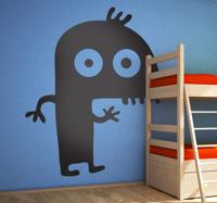Sticker kinderen leuk monster Sticker kinderen leuk monster