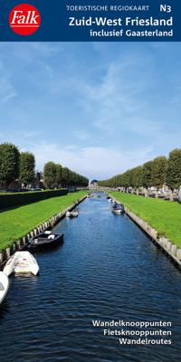 Wandelkaart N3 Zuid-West Friesland / Gaasterland | Falk