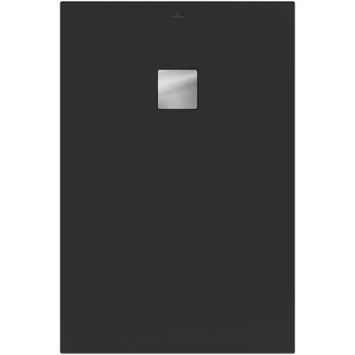 Villeroy & Boch Excello douchevloer - 120x80cm - polyurethaan/acryl Anthracite uda1280exc2v-1s