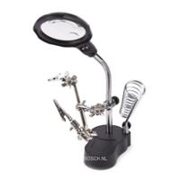 Benson Vergrootglas - 3e hand - led - 3,5x/12x - 65 mm - soldeerloep