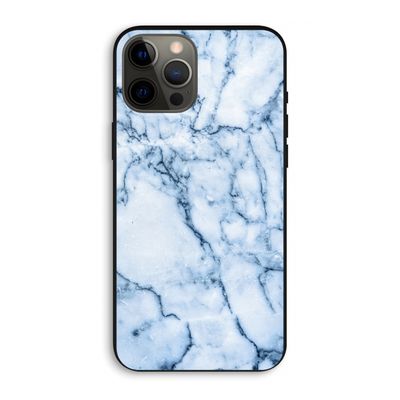 Blauw marmer: iPhone 12 Pro Max Biologisch afbreekbaar hoesje