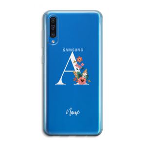 Pink Bouquet: Samsung Galaxy A50 Transparant Hoesje