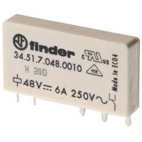 Finder 34.51.7.060.0010 Printrelais 60 V/DC 6 A 1x wisselcontact 1 stuk(s)